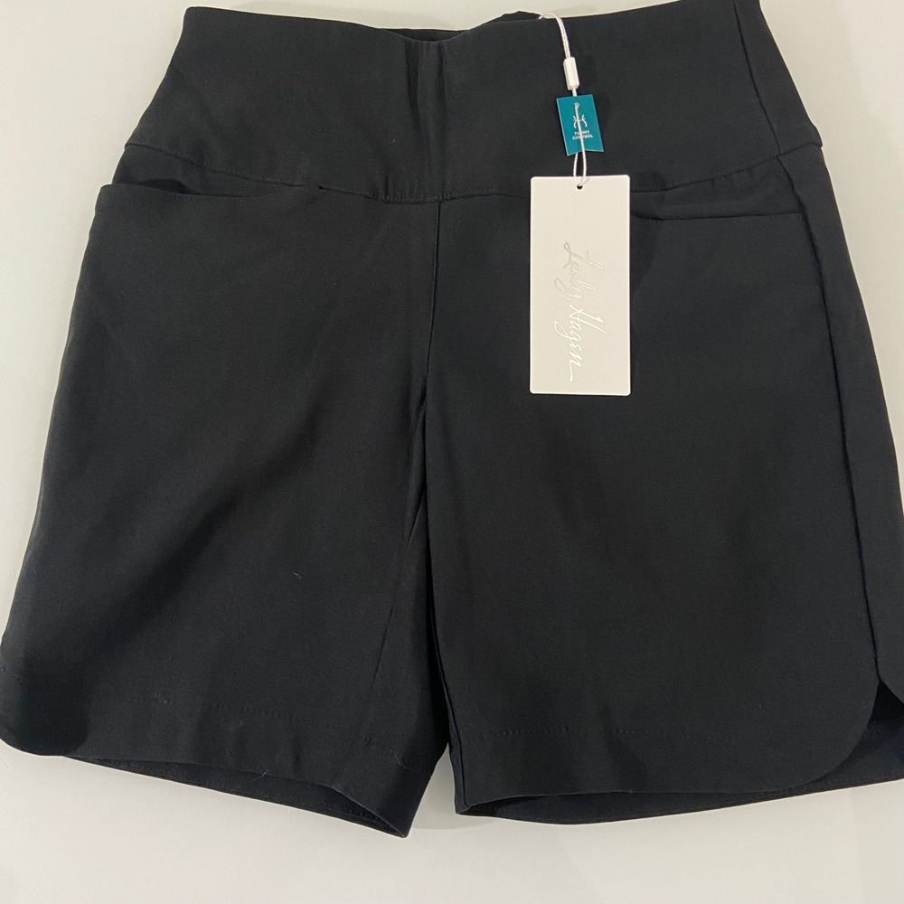 Lady Hagen Women's Golf Shorts Tummy Control Moisture Wicking Black XS NEW